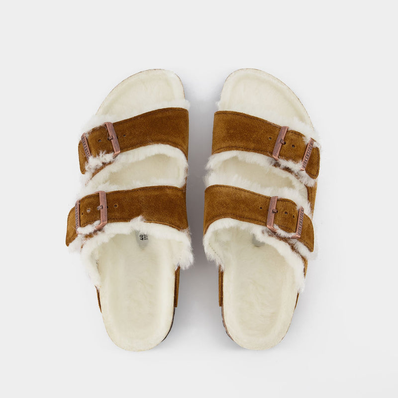 Arizona Sandals - Birkenstock - Sherling - Leather