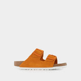 Sandals Arizona Sfb in Orange Leather