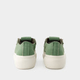 Nizza Low Sneakers - Y-3 - Leather - Green/White