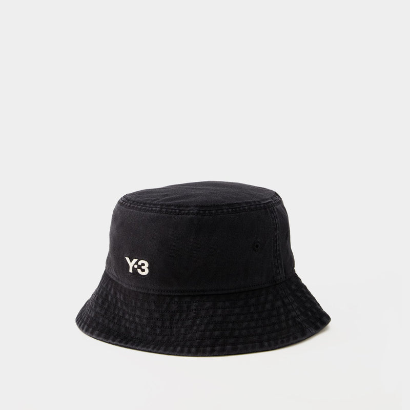 Bucket Hat - Y-3 - Cotton - Black
