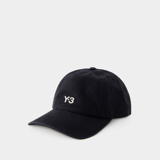 Cap - Y-3 - Cotton - Black