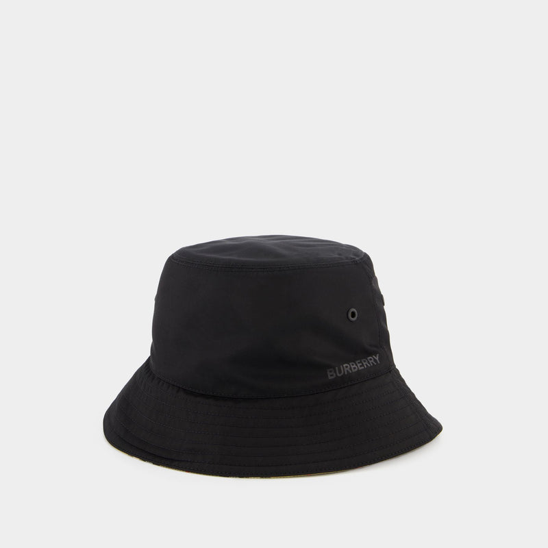 MH Archive Check Bucket hat - Burberry - Nylon - Black