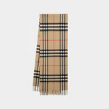 Scarf - Burberry - Beige - Cashmere