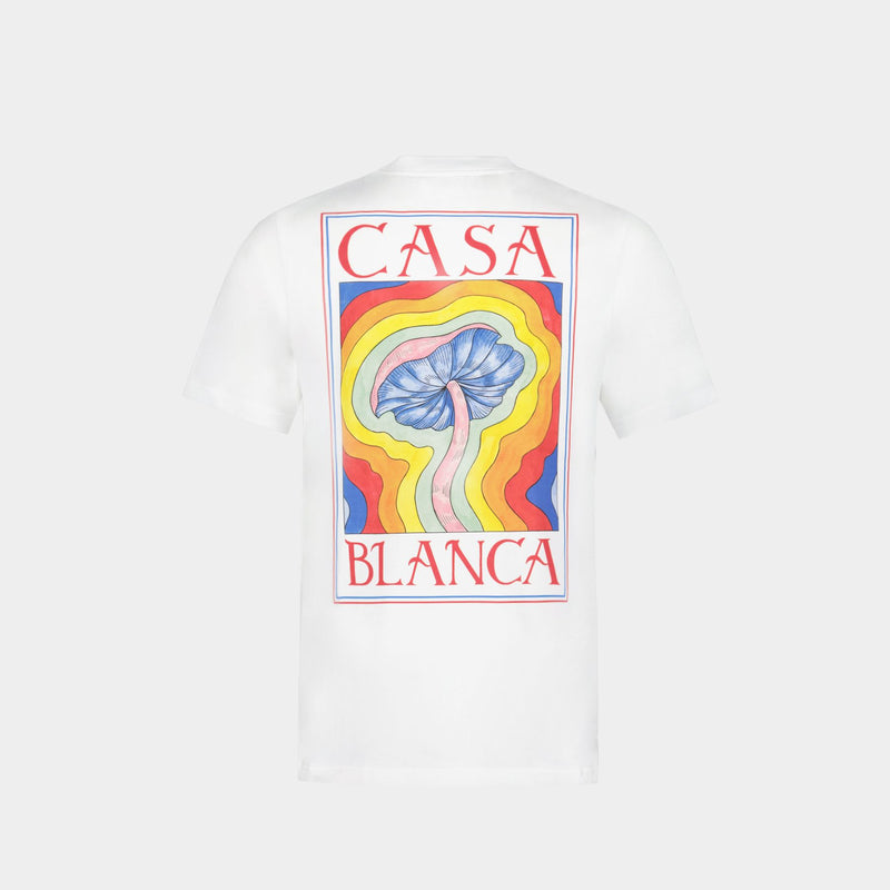Mind Vibrations T-Shirt - Casablanca - White - Cotton