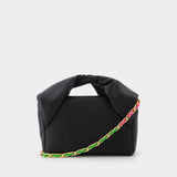Midi Twister Bag in Multicoloured Leather