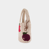 JW Anderson Apple Knitted Shopper Bag in Beige – Hampden Clothing