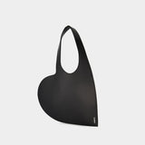 Mini Cœur Handbag - Coperni - Black - Leather