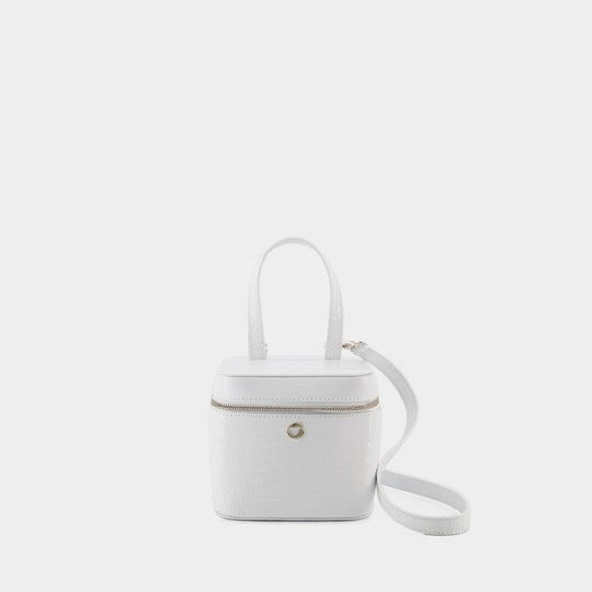 Croc-Effect Vanit-E - Coperni - Leather - White