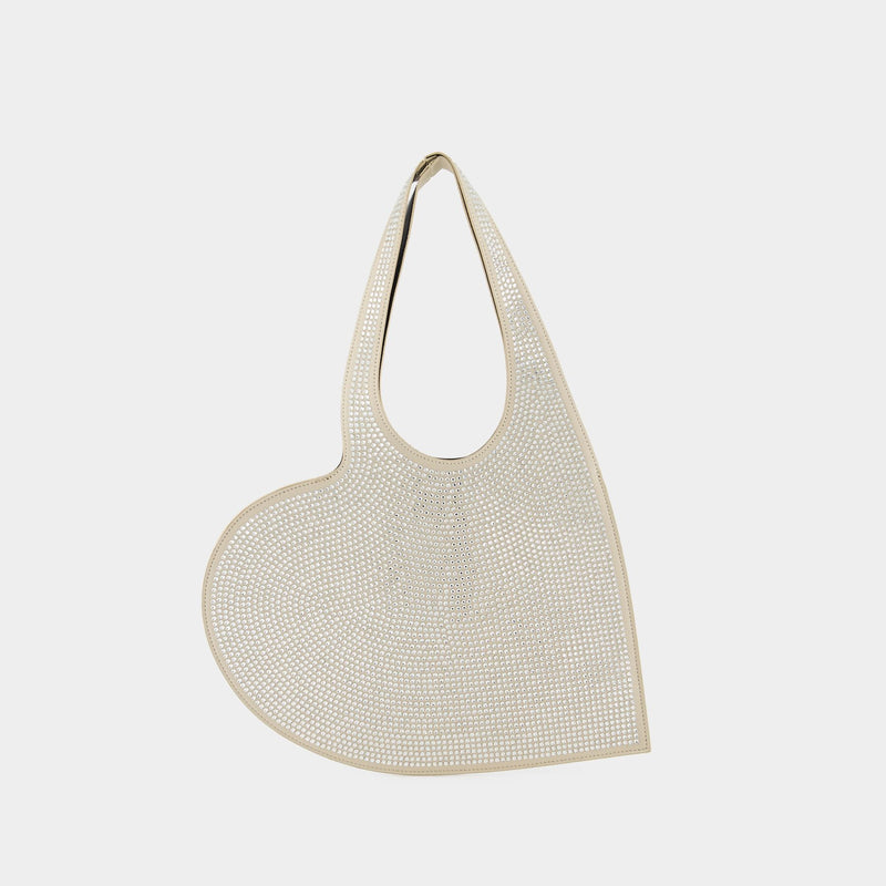 Mini Heart Tote Bag - Coperni - Cotton - Beige