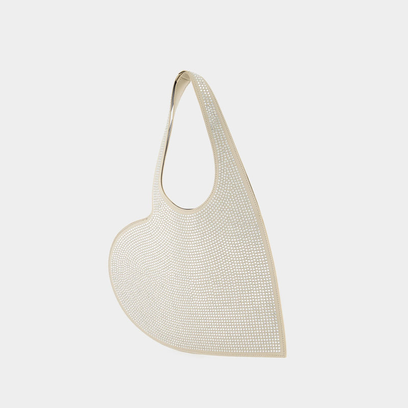 Mini Heart Tote Bag - Coperni - Cotton - Beige