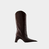 Bridge Cowboy Boots - Coperni - Leather - Brown