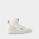 Luol Hi Top Ii Sneakers - A Cold Wall - Leather - Beige
