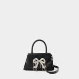 Mini Bow Bag - Self Portrait - Leather - Black