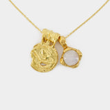 The Gaze Of The Moon Necklace - Alighieri - Gold