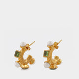 The Traveller's Path Earrings in Gold