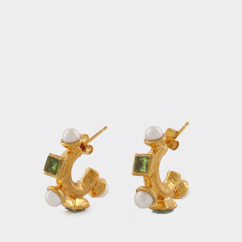 The Traveller's Path Earrings in Gold
