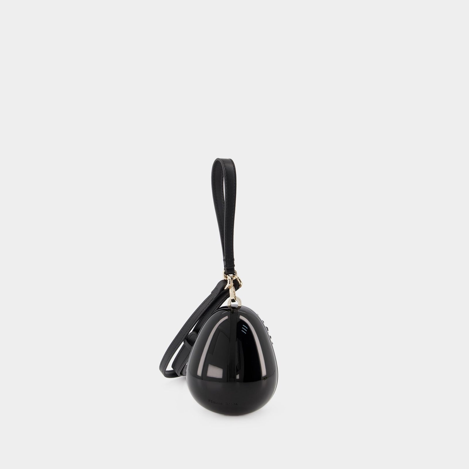 Micro Egg Clutch Simone Rocha Black/Black Plexiglas