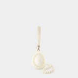 Faberge Micro Egg  Clutch - Simone Rocha - Pearl - Plexiglas