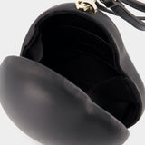 Micro Heart Bag - Simone Rocha - Leather - Black