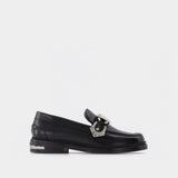 Loafers in Black Leather