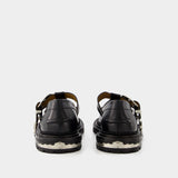 AJ1290 Loafers -Toga Virilis - Leather - Black