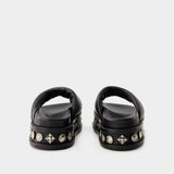 Aj1329 Sandals - Toga Pulla - Leather - Black