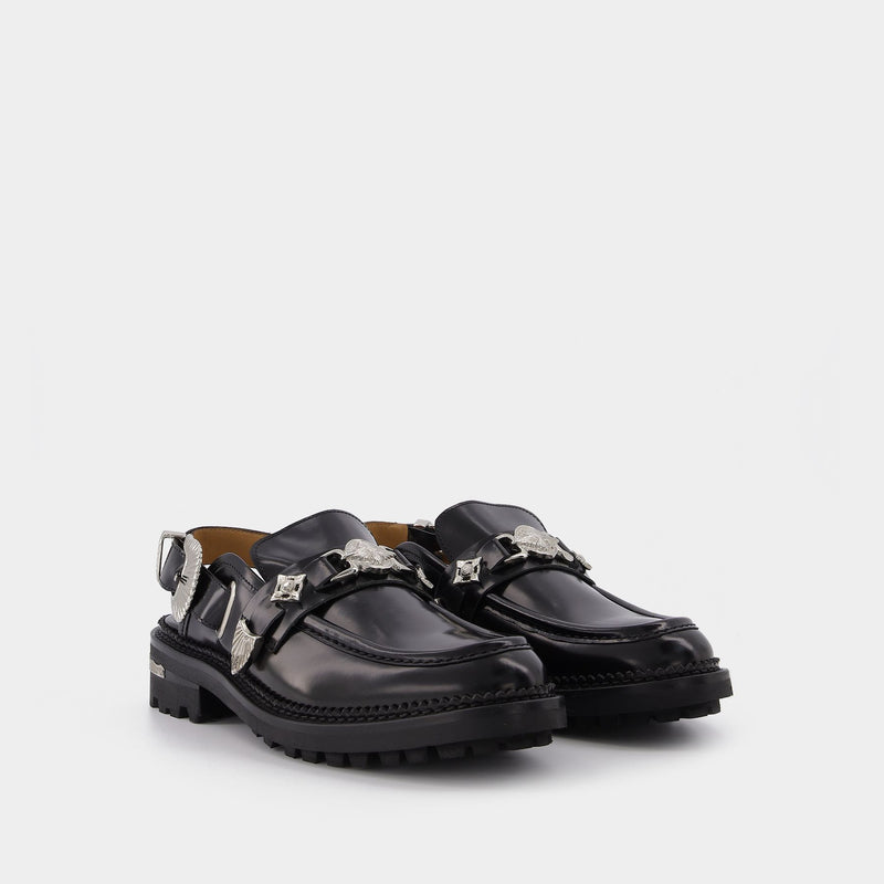 Aj1070 Loafers - Toga Pulla - Leather - Black