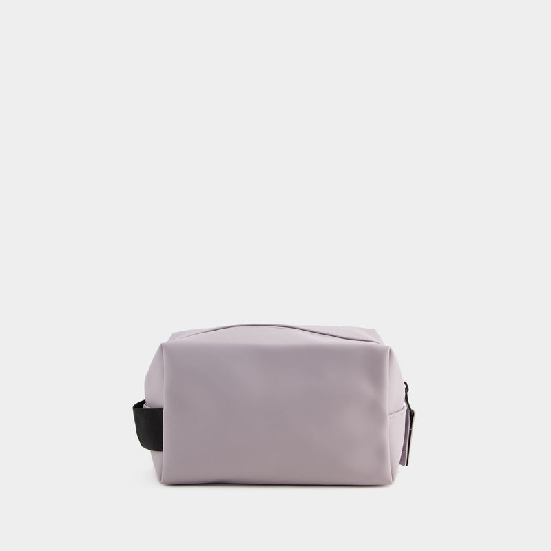 Wash Bag Small  - RAINS - Synthetic - Purple