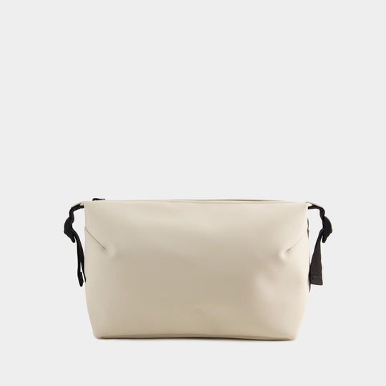 Hilo Wash Bag  - RAINS - Synthetic - White