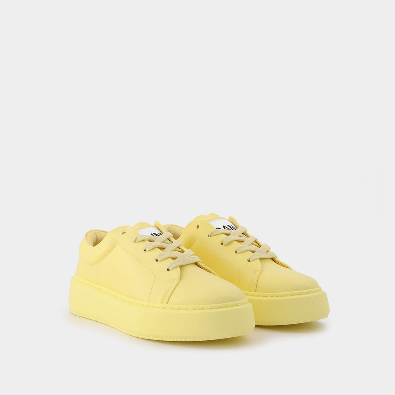 Yellow Sporty Mix Plant-Based Trainers
