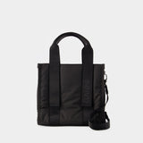 Recycled tech Small Tote bag - Ganni - Synthetic - Black