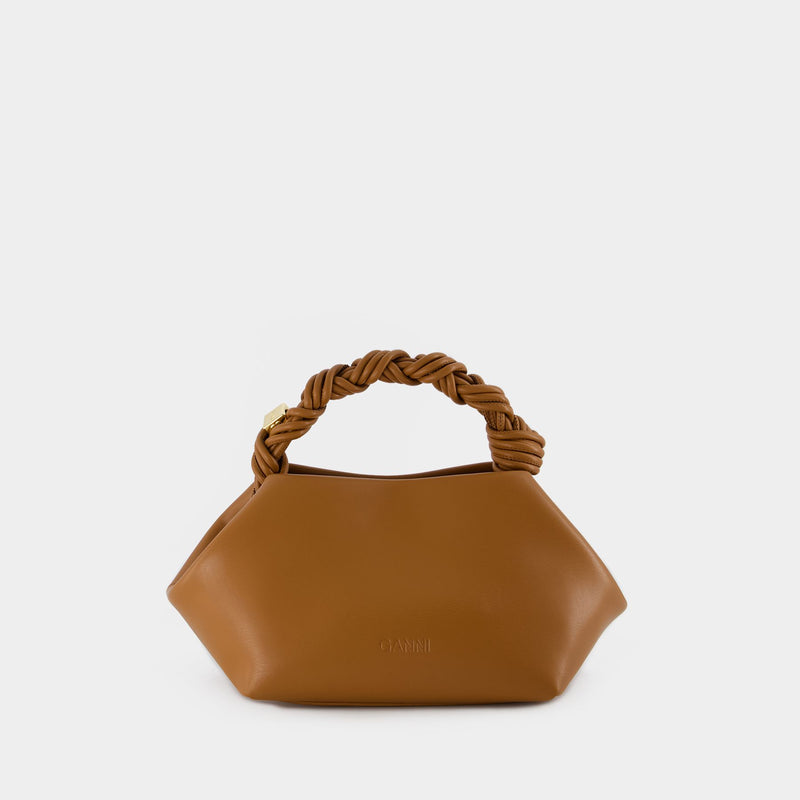 Bou Crossbody bag - Ganni - Leather - Brown