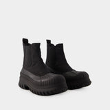 Outdoor Chelsea Boots - Ganni - Rubber - Black