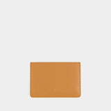 Ganni Bou Card Holder - Ganni - Leather - Brown