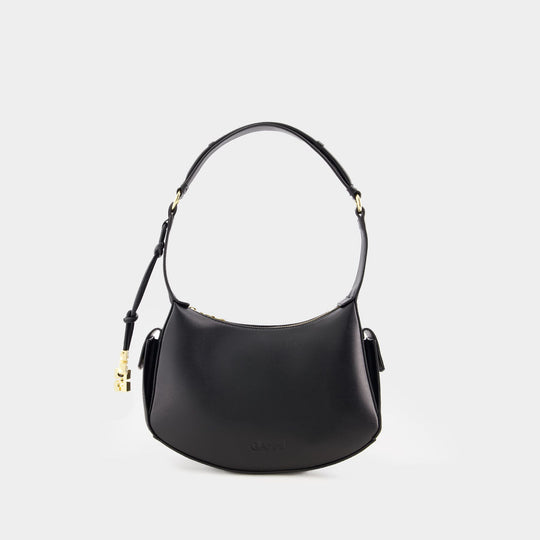 Ganni Shoulder Bag - Ganni - Synthetic Leather - Black
