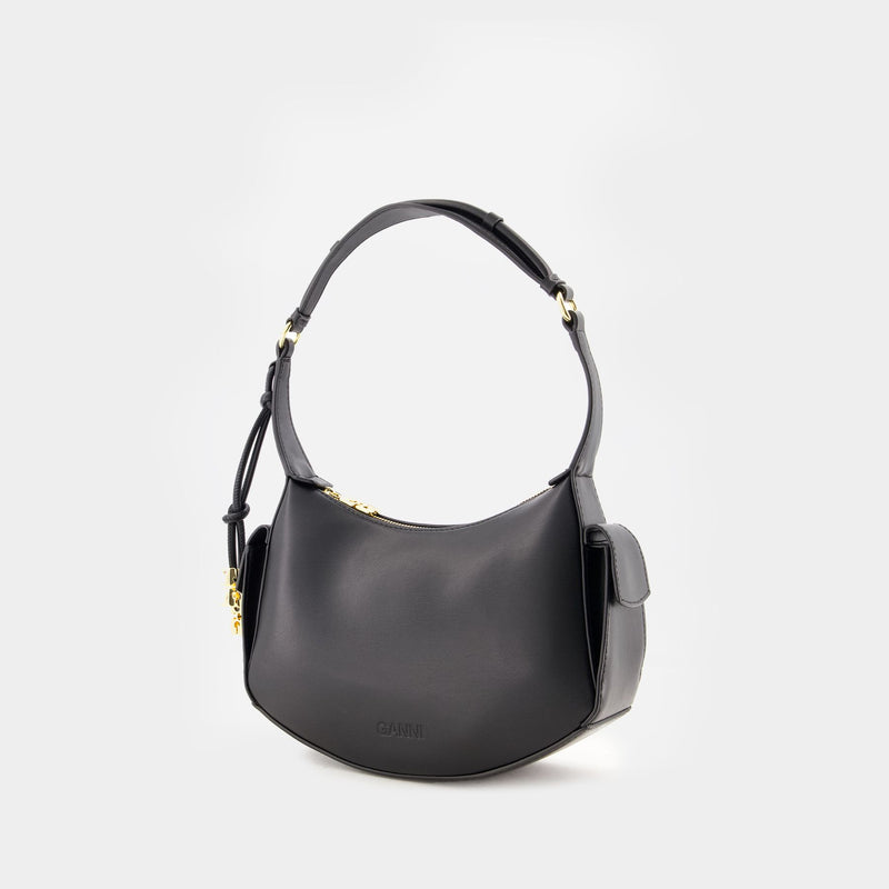 Ganni Shoulder Bag - Ganni - Synthetic Leather - Black