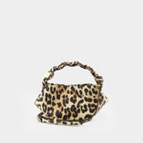 Ganni Bou Mini Bag - Ganni - Synthetic Leather - Leopard