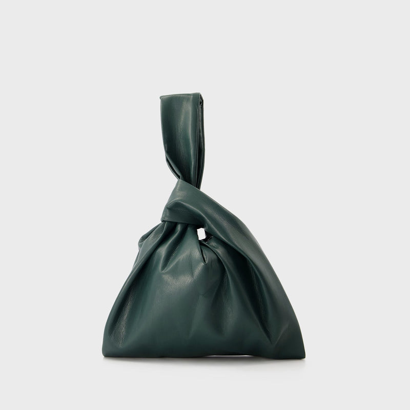 Jen Bag in Green Synthetic Leather