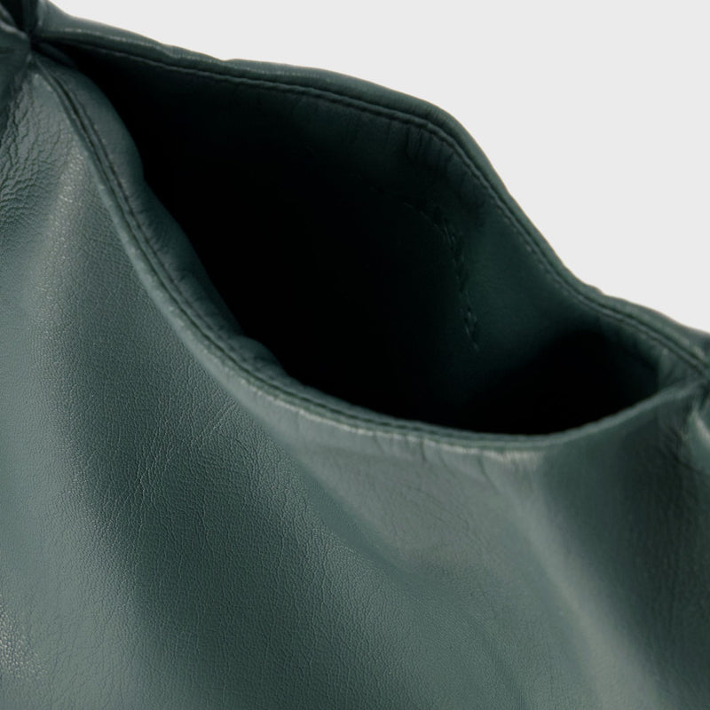 Jen Bag in Green Synthetic Leather