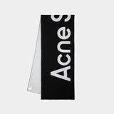Scarf - Acne Studios -  Black/White - Wool