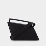 Distortion Mini Hobo Bag - Acne Studios -  Black - Leather