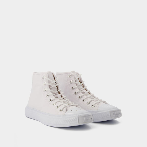 Ballow High Tag W in White Leather