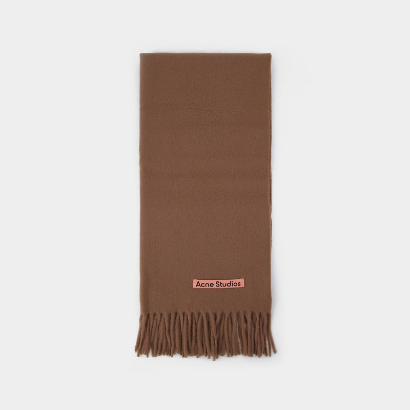 Canada Scarf in Brown Wool