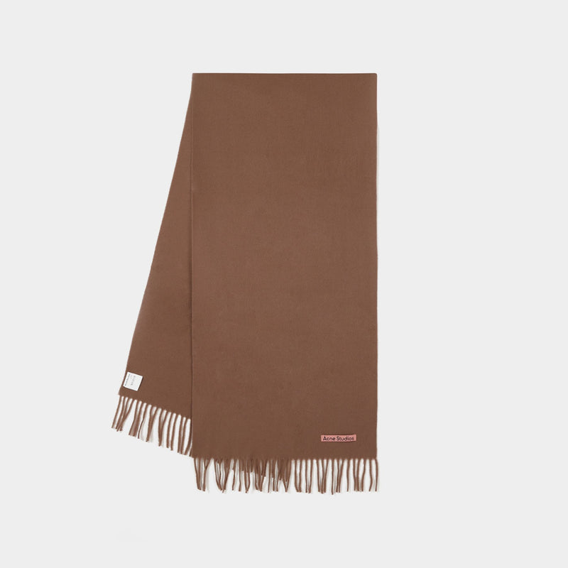 Canada Scarf in Brown Wool