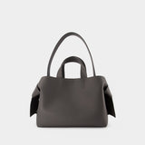 Musubi Medium Shopper Bag - Acne Studios - Dark Grey - Leather