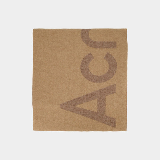 Scarf - Acne Studios -  Brown Camel - Wool