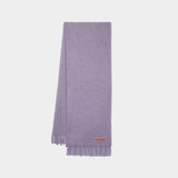 Oersize Fringed Scarf - Acne Studios - Wool - Powder Blue