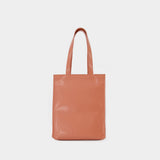 Logo Portrait Shopper Bag - Acne Studios - Leather - Salmon Pink 