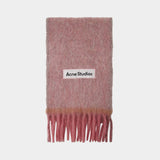 Vally Solid Scarf - Acne Studios - Wool - Dusty Pink