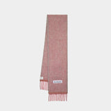 Vally Solid Scarf - Acne Studios - Wool - Dusty Pink